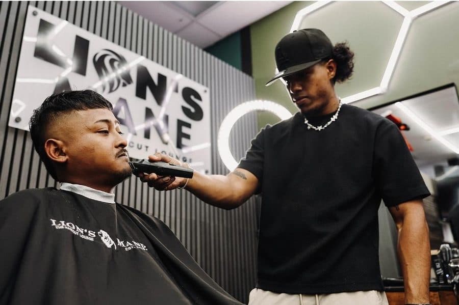 Abraham, Master Barber at Lion's Mane